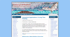 Desktop Screenshot of exchangeofrealities.com